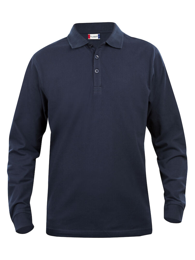 Clique Mens Classic Lincoln L/S Polo.