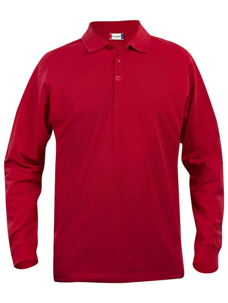 Clique Mens Classic Lincoln L/S Polo.