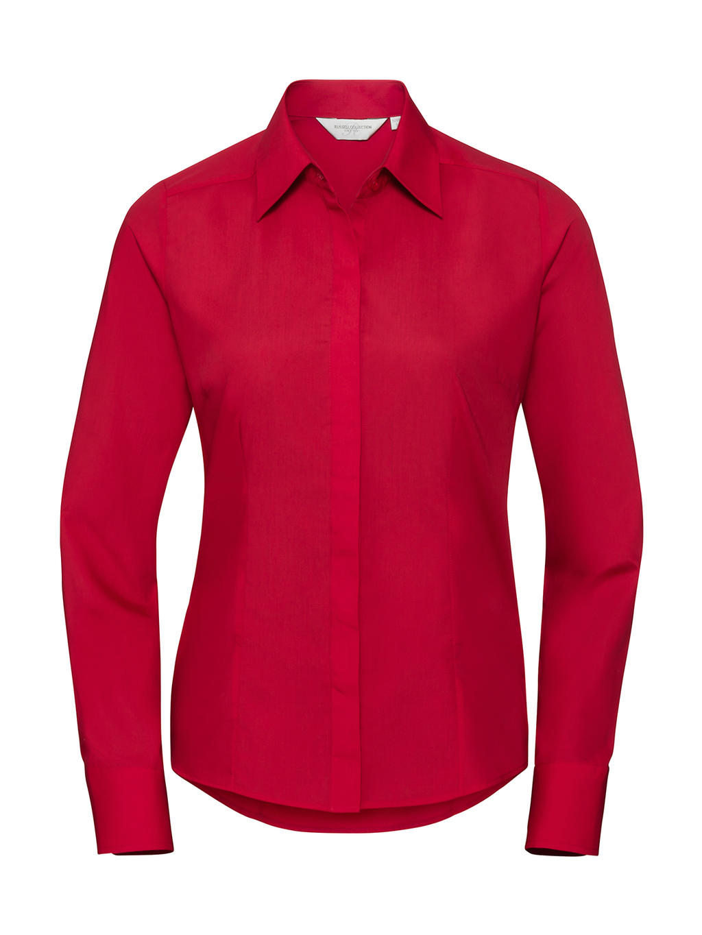 Russell Ladies Fitted L/S Poplin Shirt.