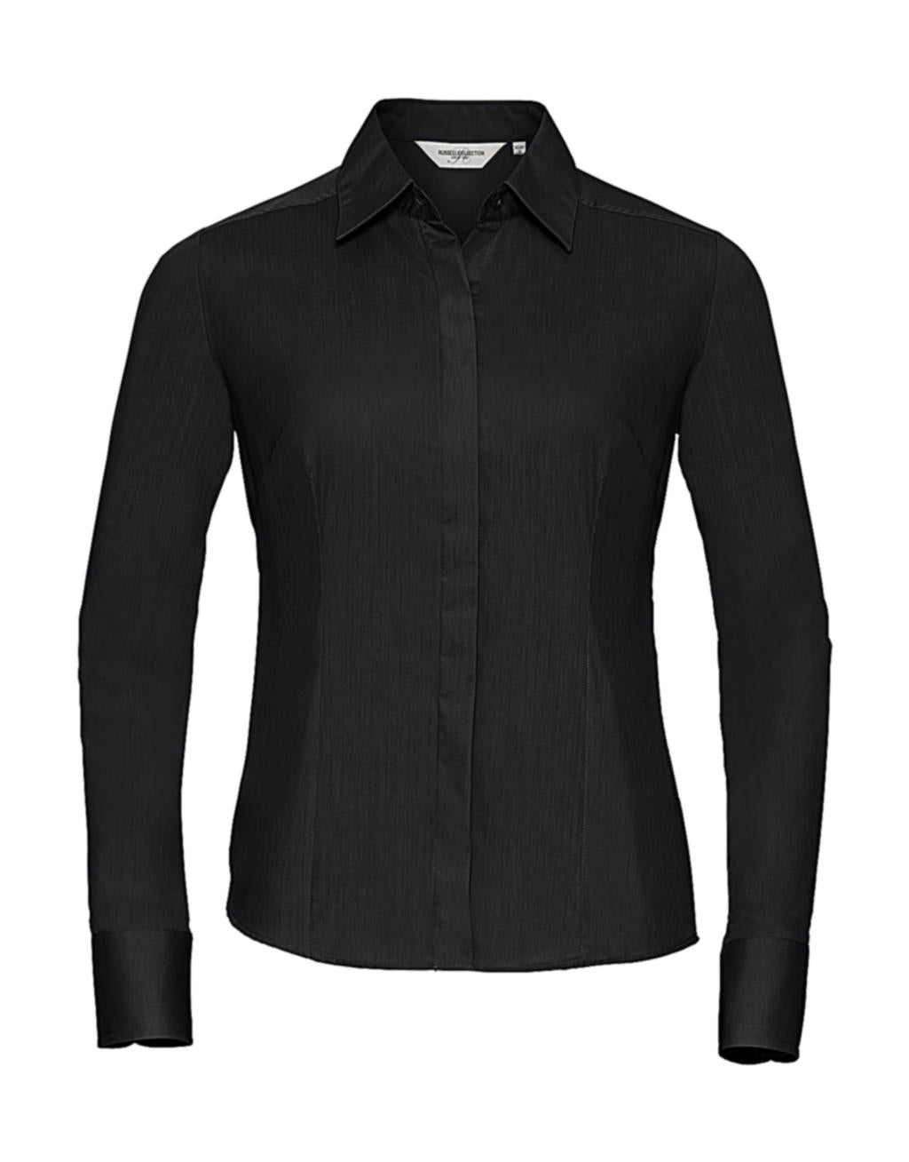 Russell Ladies Fitted L/S Poplin Shirt.