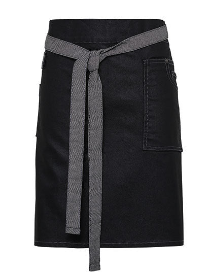 Premier Division Waxed-Look Denim Waist Apron