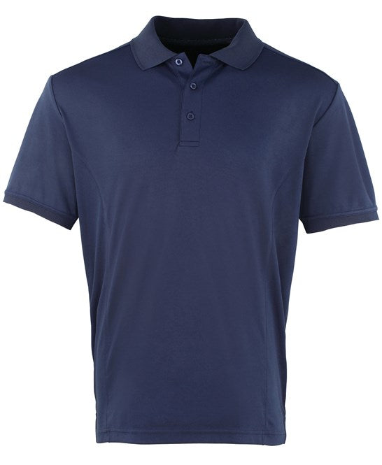 Premier Mens Cool Checker Pique Polo.