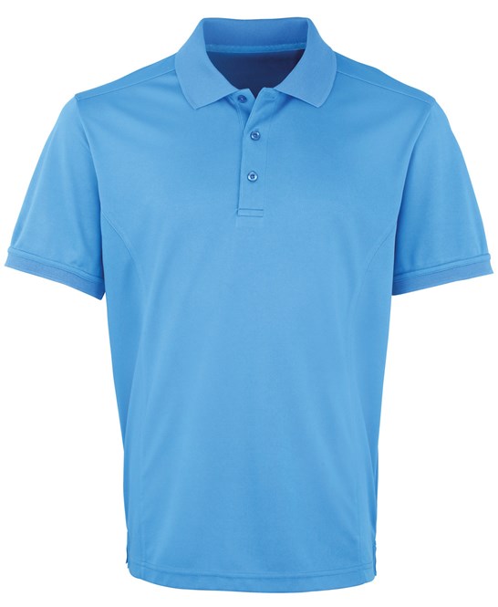 Premier Mens Cool Checker Pique Polo.