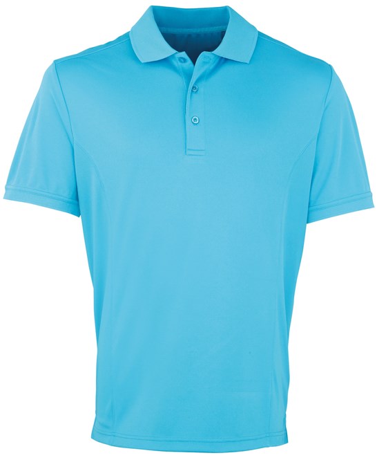 Premier Mens Cool Checker Pique Polo.