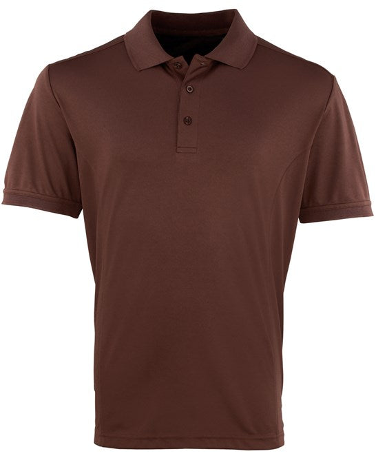 Premier Mens Cool Checker Pique Polo.