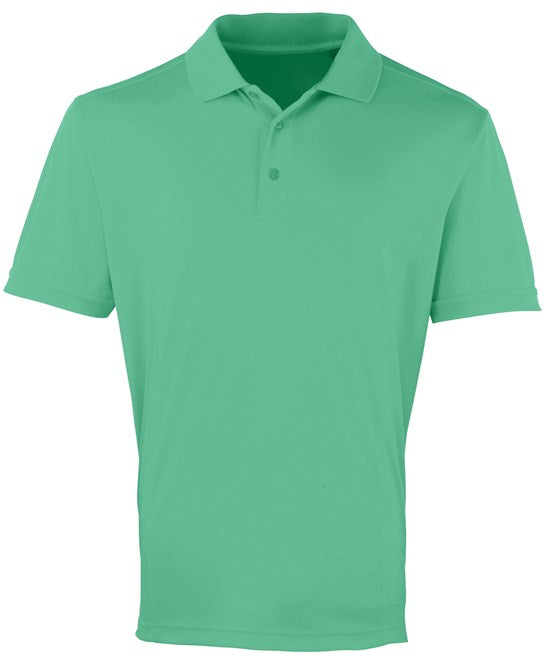 Premier Mens Cool Checker Pique Polo.