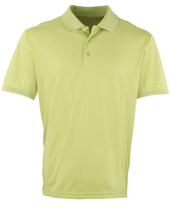 Premier Mens Cool Checker Pique Polo.