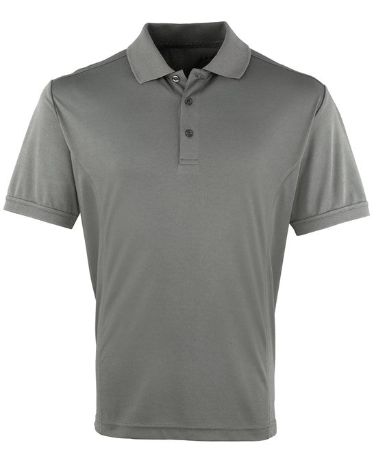 Premier Mens Cool Checker Pique Polo.