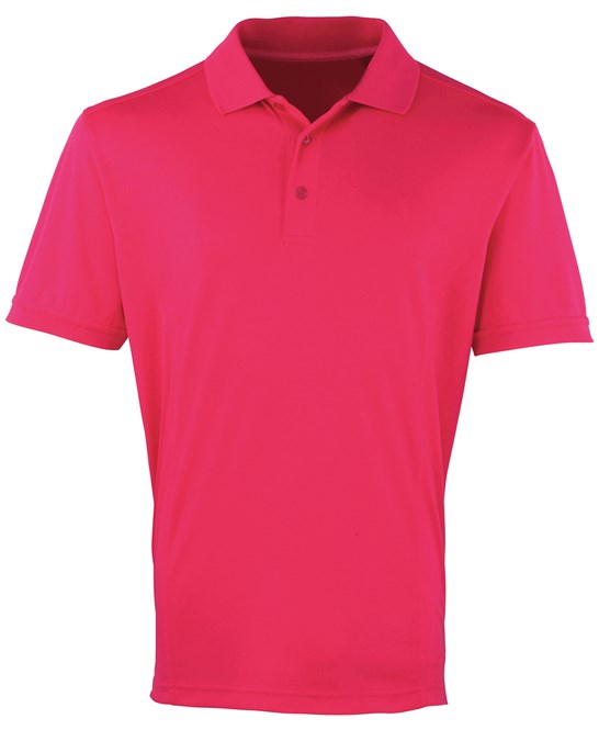 Premier Mens Cool Checker Pique Polo.