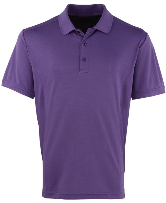 Premier Mens Cool Checker Pique Polo.