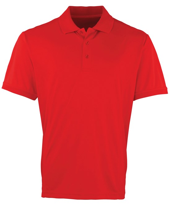 Premier Mens Cool Checker Pique Polo.