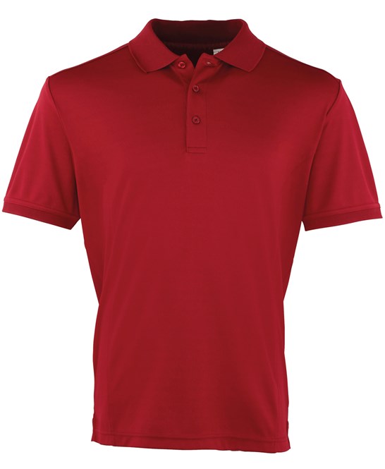 Premier Mens Cool Checker Pique Polo.