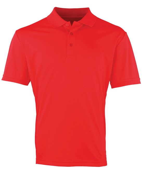 Premier Mens Cool Checker Pique Polo.