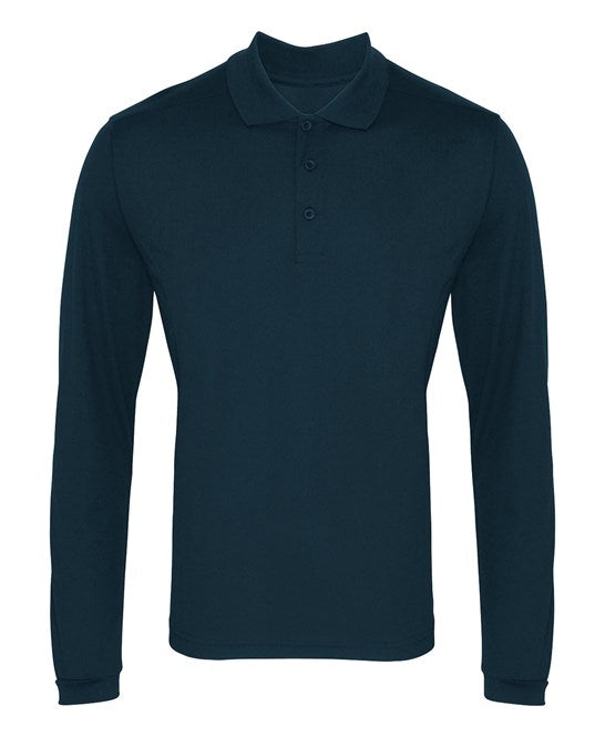 Premier Long sleeve Coolchecker® piqué polo