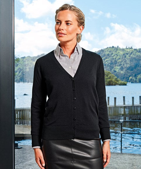 Premier Ladies Button-through Knitted Cardignan