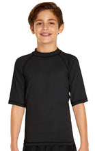 Load image into Gallery viewer, Wet Effect Youth Rash Guards S/S

