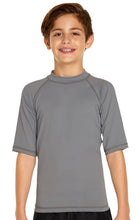 Load image into Gallery viewer, Wet Effect Youth Rash Guards S/S
