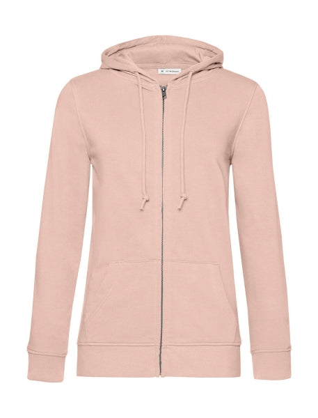 B&C Ladies Organic Inspire Zipped Hood.