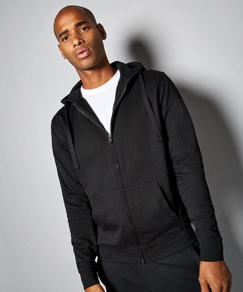 Kustom Kit Mens Regular Fit Zipped Superwash Hoodie.