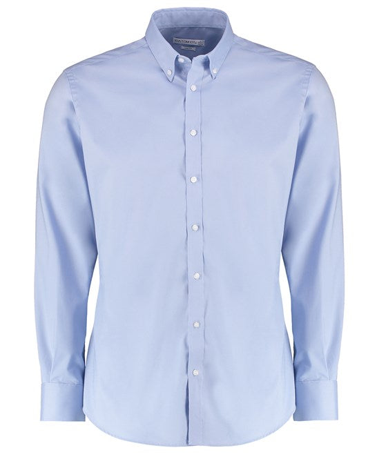 Kustom Kit Mens Stretch Oxford Shirt.