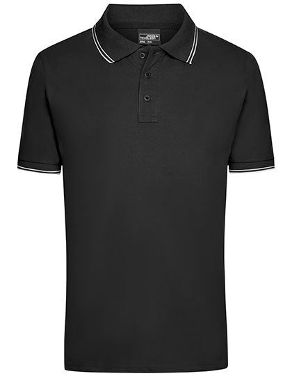 James & Nicholson Mens Tipped Polo.