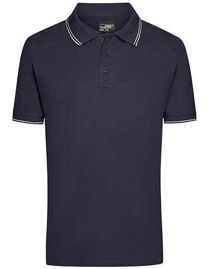 James & Nicholson Mens Tipped Polo.