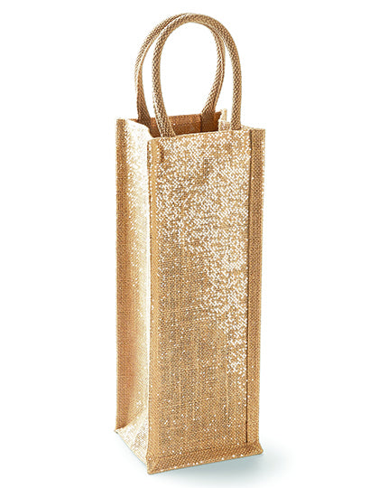 Westford Mill Shimmer Jute Bottle Bag