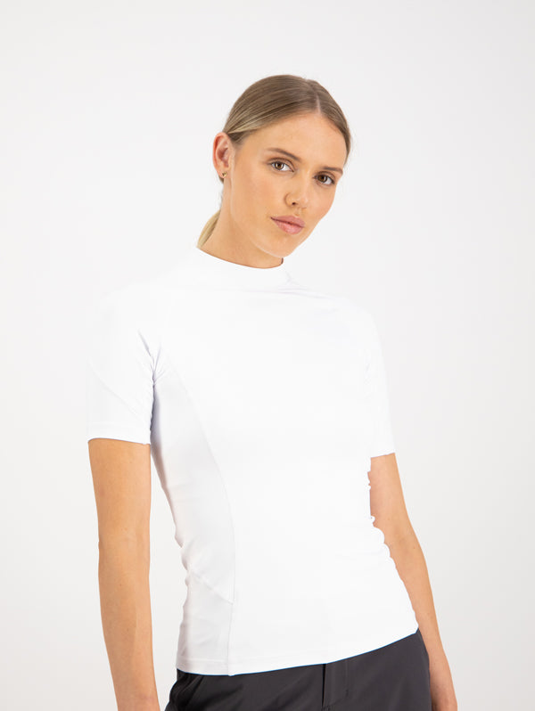 VMG Ladies Piha S/S Rash Top.