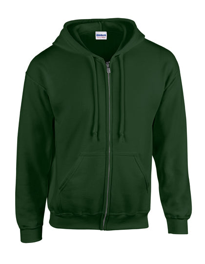 Gildan Heavy Blend Full Zip Hooded Sweatshirt.