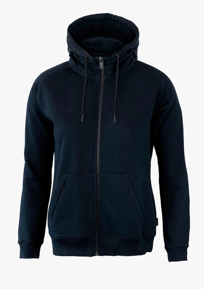 Ladies navy zip hoodie best sale