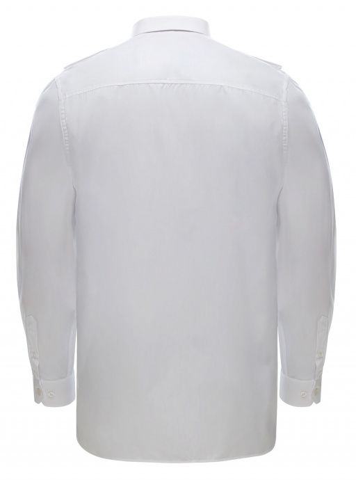 Marinepool Mens L/S Captain Noniron Shirt with pockets.