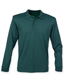 Henbury Unisex L/S Polo.