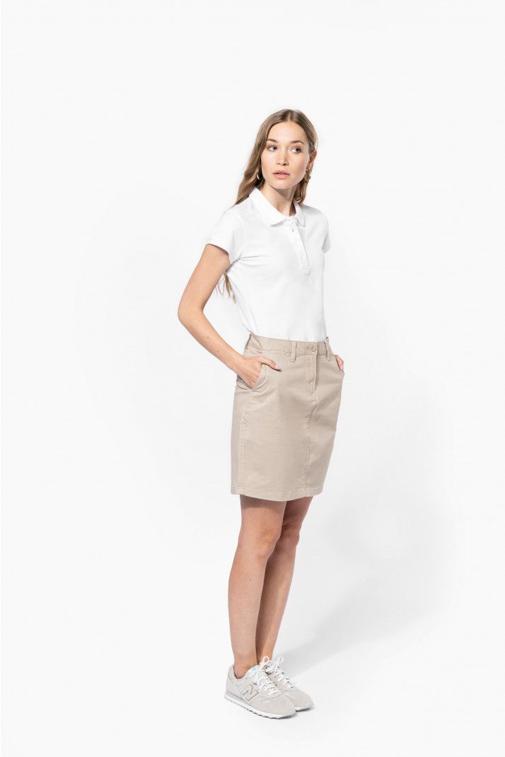 Kariban Ladies Chino Skirt.