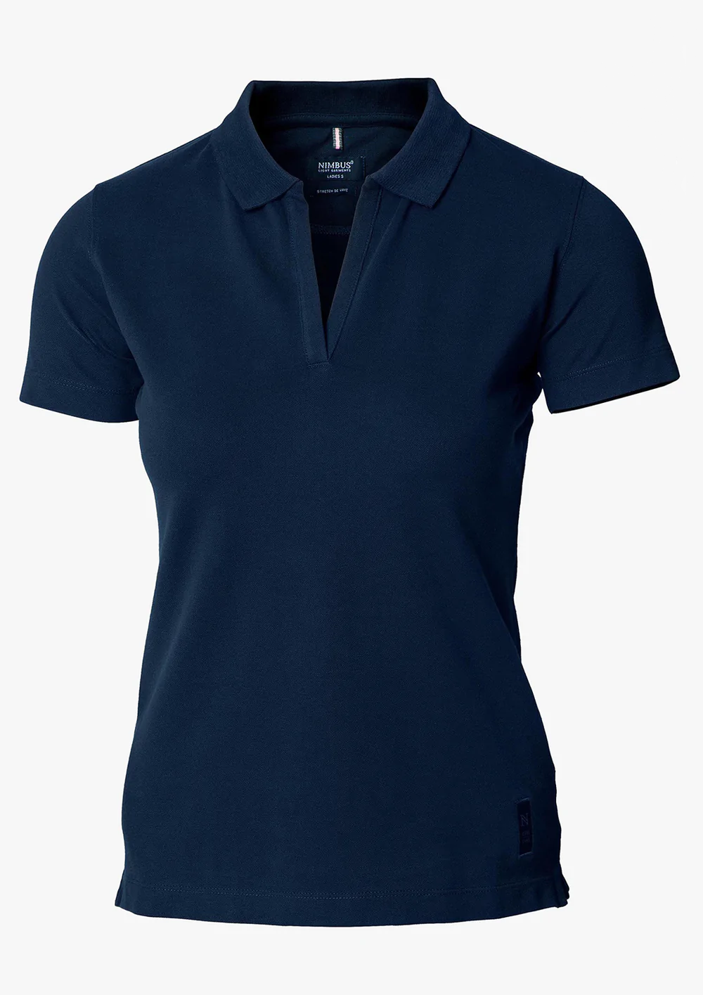 Nimbus Ladies Harvard V-Neck Polo.