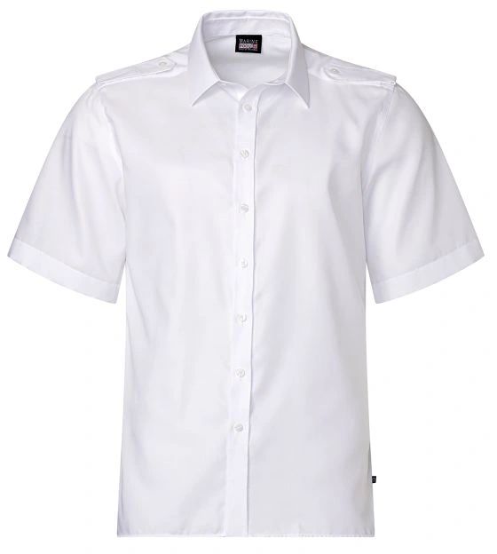 Marinepool Mens S/S Pilot Shirt without pocket.